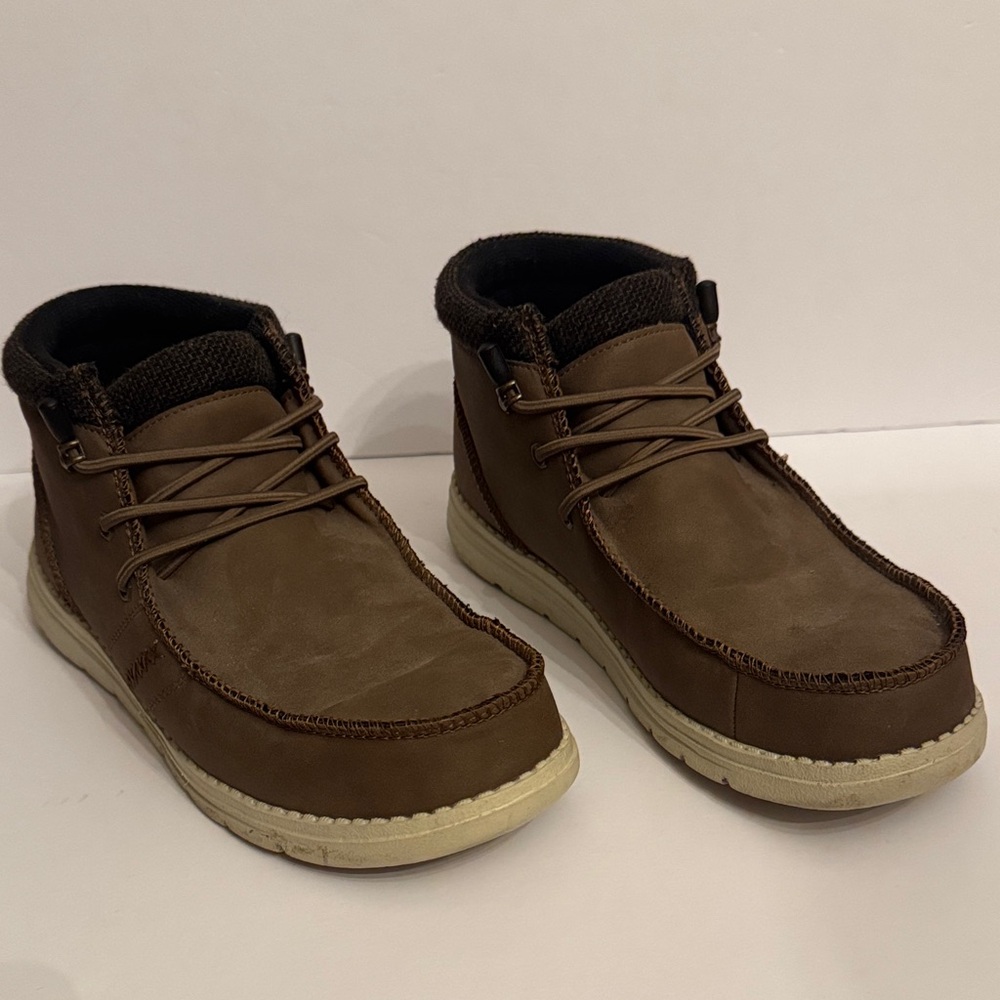 Bruno Marc Men's 10-1/2 Lightweight Brown Casual Boots
